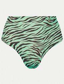 Figi Chantelle zielone Klasyczne z wysokim stanem