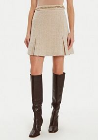 Spódnica mini Marciano Guess beżowa 