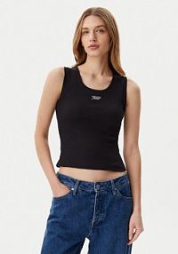 Top Tommy Jeans czarny damski 