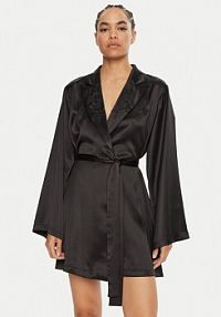 Szlafrok Guess czarny damski 