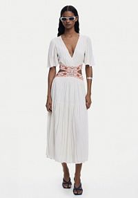 Sukienka letnia Desigual biała 