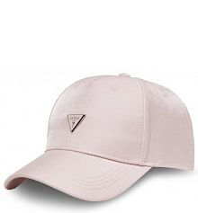 Czapka z daszkiem Guess różowa damska 