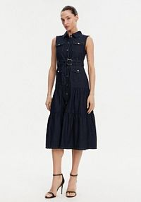 Sukienka jeansowa Morgan granatowa 