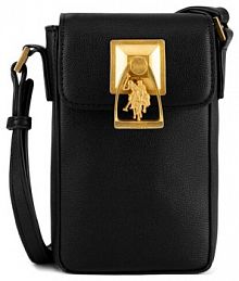 Torebka listonoszka U.S. Polo Assn. czarna 