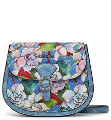 Torebka listonoszka Laura Vita niebieska 