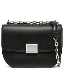 Torebka wieczorowa KARL LAGERFELD czarna 