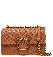 Torebka wieczorowa PINKO brązowa 