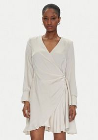 Sukienka koktajlowa Rinascimento beżowa 