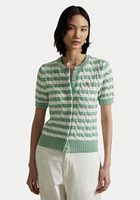 Kardigan Polo Ralph Lauren zielony 211965757001  Slim Fit