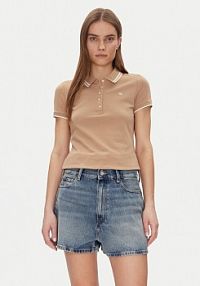 Koszulka polo Tommy Hilfiger oliwkowa damska 