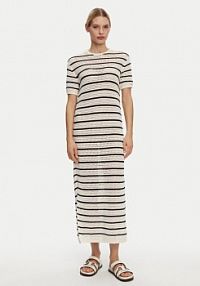 Sukienka letnia Tommy Hilfiger beżowa 