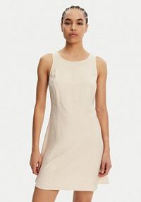 Sukienka codzienna Calvin Klein Jeans beżowa 