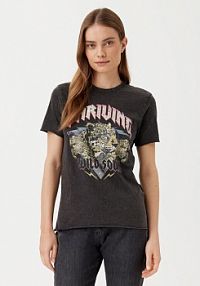 T-shirt ONLY czarny damski 