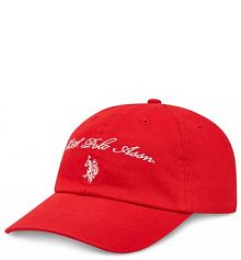 Czapka z daszkiem U.S. Polo Assn. pomarańczowa damska 