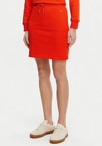Spódnica mini Gant pomarańczowa Dresowa