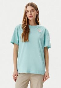 T-shirt Columbia niebieski damski 