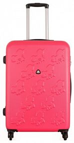 Walizka Semi Line czerwona średnia