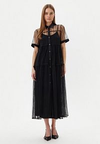 Sukienka codzienna LOLA CASADEMUNT czarna 