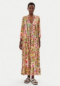 Sukienka letnia LOLA CASADEMUNT wielokolorowa 