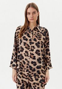 Koszula LOLA CASADEMUNT brązowa damska 