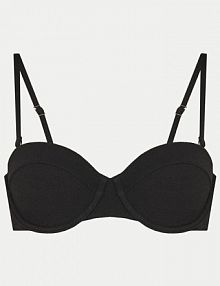 Strój kąpielowy Tommy Hilfiger czarny Góra od bikini