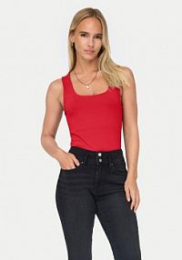 Top ONLY czerwony damski 