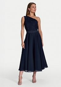 Sukienka koktajlowa Swing granatowa 