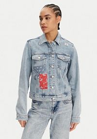 Kurtka jeansowe Tommy Jeans niebieska damska Jeansowa