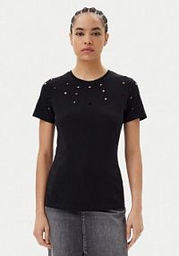 T-shirt Silvian Heach czarny damski 