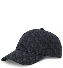 Czapka z daszkiem Calvin Klein czarna damska 