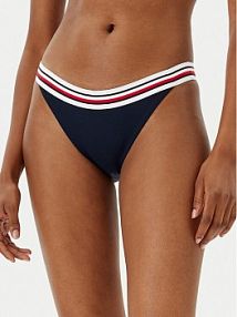 Strój kąpielowy Tommy Hilfiger granatowy Dół od bikini