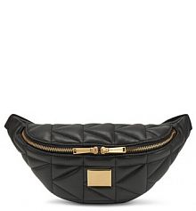 Saszetka nerka KARL LAGERFELD czarna damska 