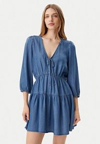 Sukienka codzienna Tommy Jeans niebieska 