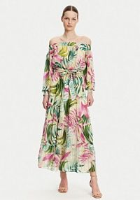 Sukienka letnia Guess wielokolorowa 