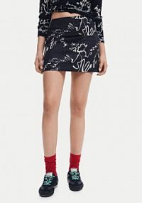 Spódnica mini Desigual czarna 