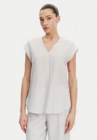 Bluzka Calvin Klein niebieska damska 