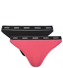 Stringi HUGO wielokolorowe Komplet 3 par stringów