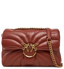 Torebka wieczorowa PINKO brązowa 