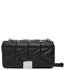 Torebka wieczorowa KARL LAGERFELD czarna 