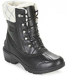 Kozaki Sorel  czarne damskie Śniegowce  WHISTLER MID