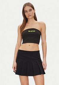 Top Karl Kani czarny damski Retro Bandeau 61310127  Slim Fit
