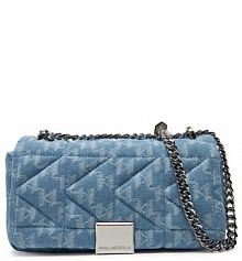 Torebka wieczorowa KARL LAGERFELD niebieska 