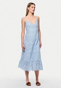 Sukienka letnia Pieces niebieska 