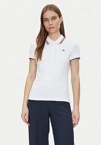 Koszulka polo Tommy Hilfiger biała damska 