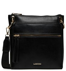 Torebka listonoszka Lasocki czarna 