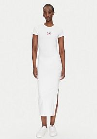 Sukienka codzienna Tommy Jeans biała 