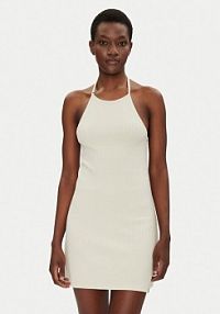 Sukienka codzienna Calvin Klein Jeans beżowa 