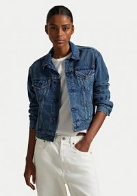 Kurtka jeansowe Polo Ralph Lauren niebieska damska Jeansowa