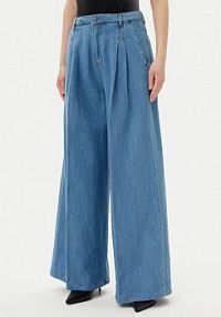 Jeansy Silvian Heach niebieskie damskie 