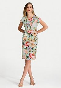 Sukienka koktajlowa Swing wielokolorowa 